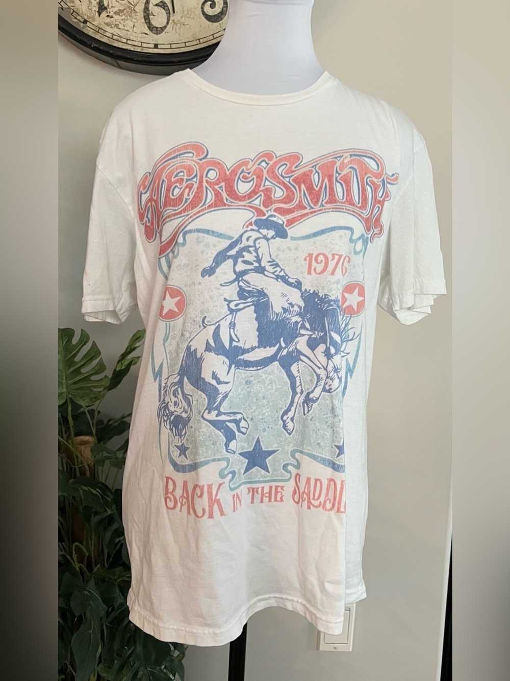 Aerosmith “Back in the Saddle” Vintage Inspired Graffic Tee